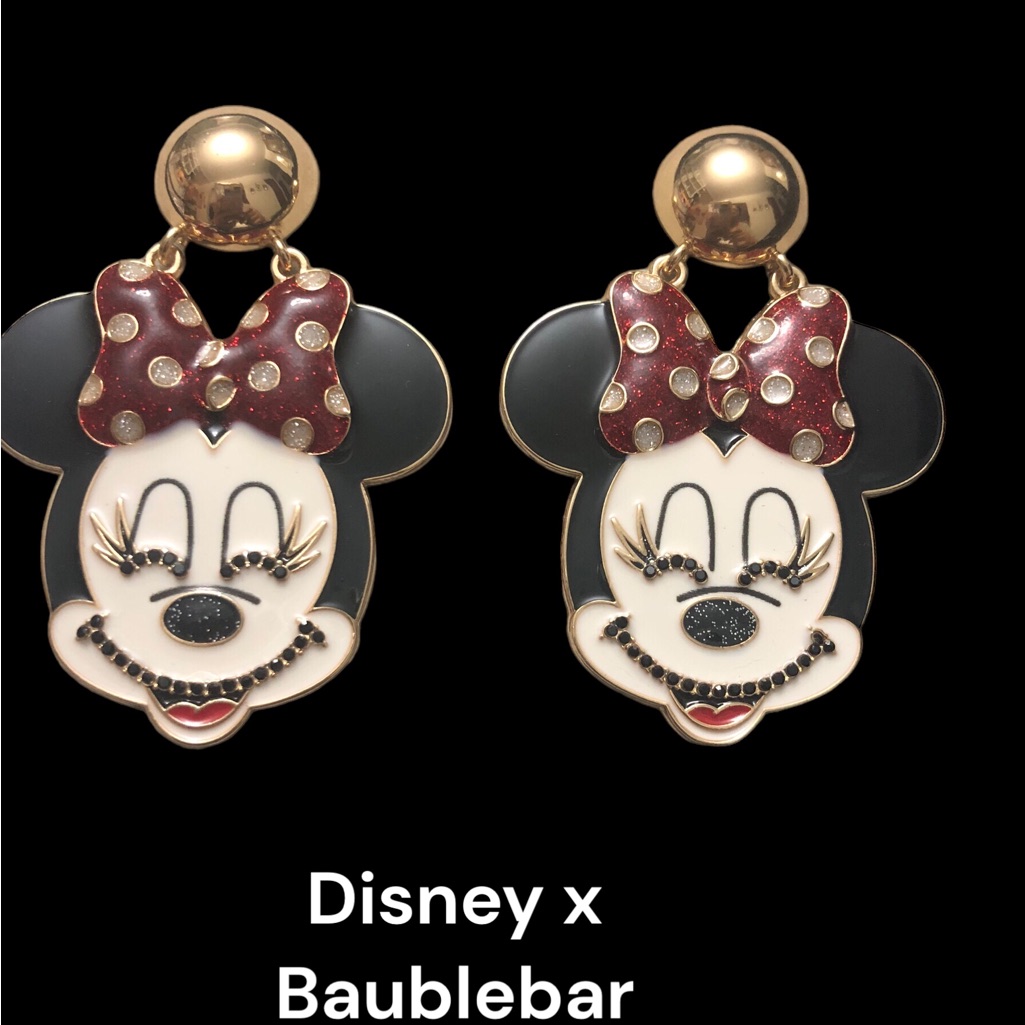Disney X Baublebar Minnie Mouse Pierced Earrings